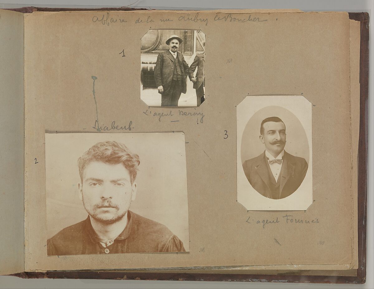 [Album of Paris Crime Scenes], Attributed to Alphonse Bertillon (French, 1853–1914), Gelatin silver prints
