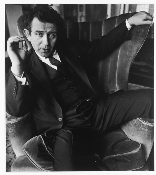 Norman Mailer at home, Brooklyn, N.Y., Diane Arbus (American, New York 1923–1971 New York), Gelatin silver print 