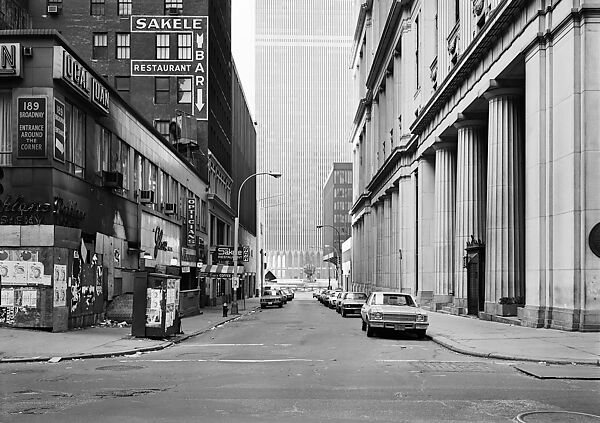 Dey Street, Financial District, New York, Thomas Struth (German, born Geldern, 1954), Gelatin silver print 