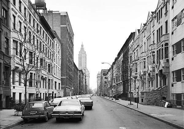 West 74th Street, Upper West Side, New York, Thomas Struth (German, born Geldern, 1954), Gelatin silver print 