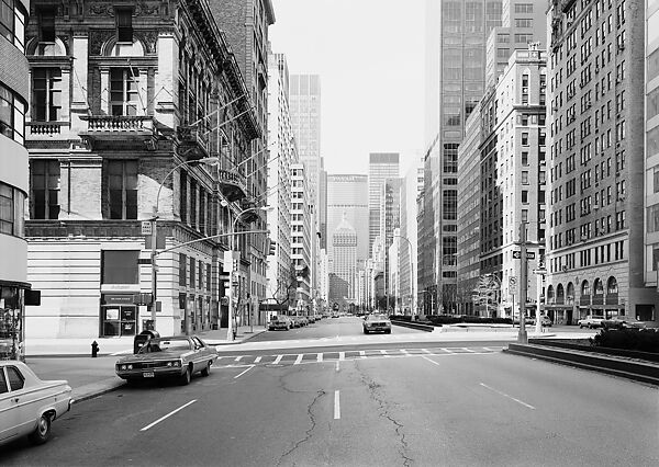 Park Avenue (with car), Midtown, New York, Thomas Struth (German, born Geldern, 1954), Gelatin silver print 