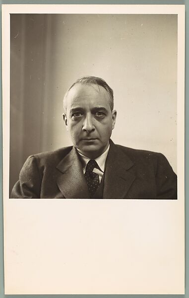 [Lionel Trilling], Walker Evans (American, St. Louis, Missouri 1903–1975 New Haven, Connecticut), Gelatin silver print 