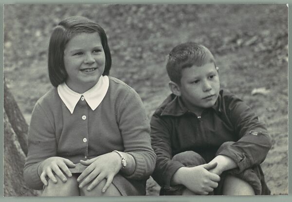 [Eleven Portraits of Young Girl and Boy on Lawn: "Alexander"], Walker Evans (American, St. Louis, Missouri 1903–1975 New Haven, Connecticut), Gelatin silver print
