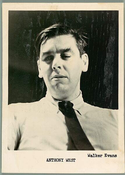 [Publicity Photograph of Anthony West], Walker Evans (American, St. Louis, Missouri 1903–1975 New Haven, Connecticut), Gelatin silver print 