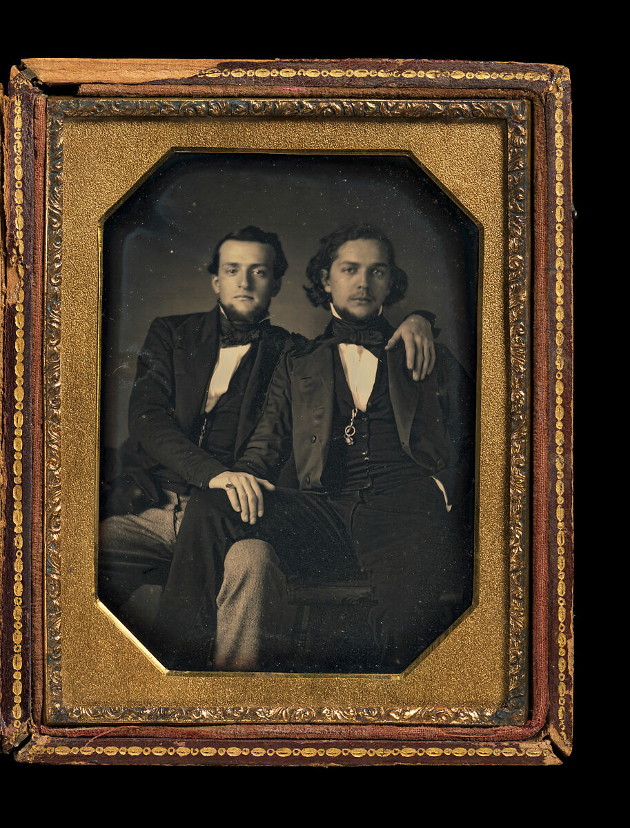 [Two Young Men], Unknown (American), Daguerreotype