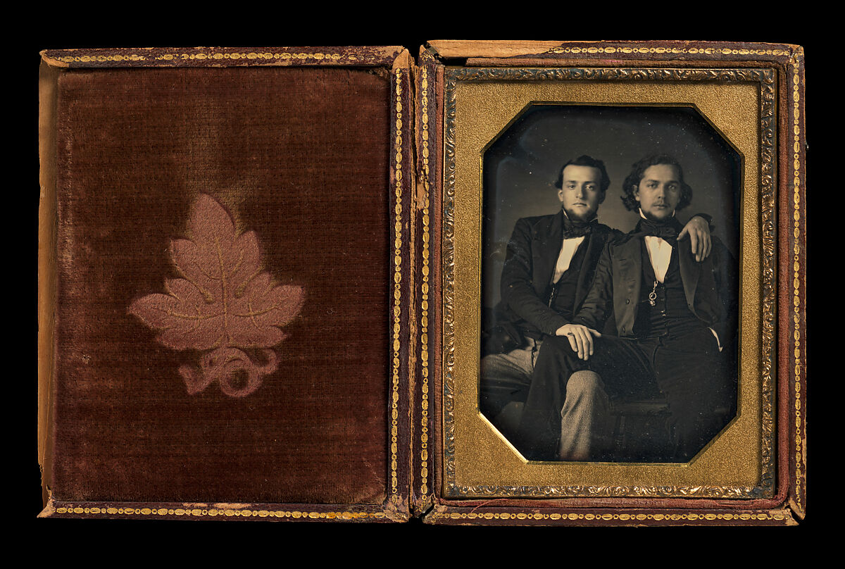 [Two Young Men], Unknown (American), Daguerreotype 