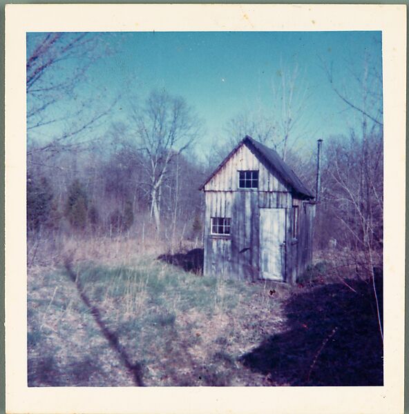 [Wooden Outbuilding in Field, Probably Old Lyme, Connecticut], Walker Evans (American, St. Louis, Missouri 1903–1975 New Haven, Connecticut), Chromogenic print 