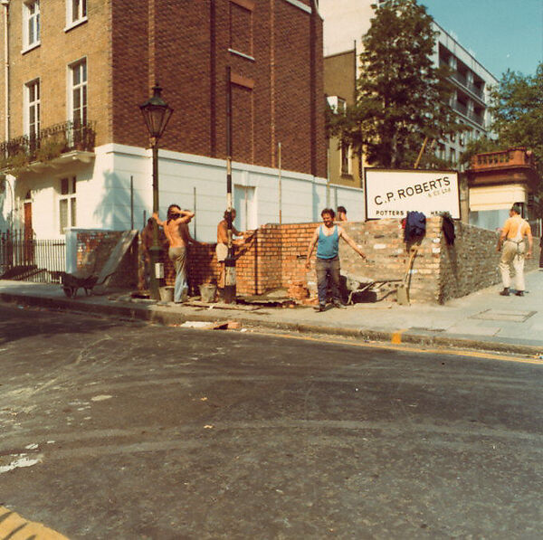 [Construction Site, England], Walker Evans (American, St. Louis, Missouri 1903–1975 New Haven, Connecticut), Chromogenic print 