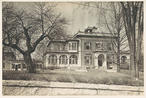 [Italianate Revival House with Enclosed Porches, Brookline, Massachusetts]