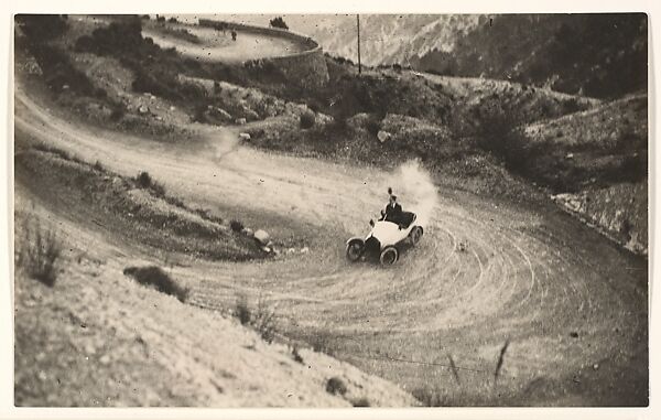 Jacques-Henri Lartigue | [Motor Car on Mountain Road, France