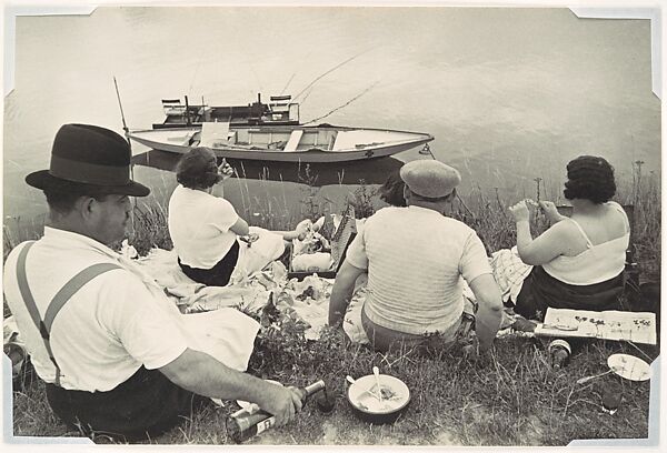 Sunday on the Banks of the Marne, Henri Cartier-Bresson  French, Gelatin silver print