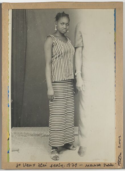 Je veux être seule, Malick Sidibé (Malian, Soloba 1936–2016 Bamako), Gelatin silver print 
