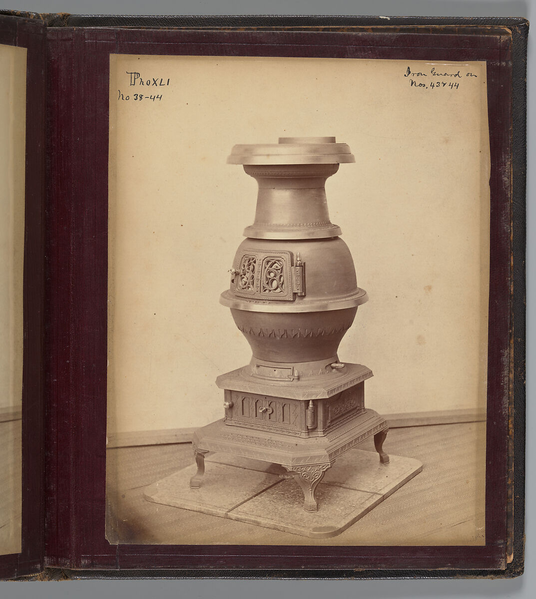 [Rock Island Stove Company Catalogue], Unknown (American), Albumen silver print