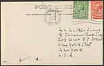 [Postcards Addressed to Walker Evans and Filed by the Artist with his Collection of Postcards], Walker Evans (American, St. Louis, Missouri 1903–1975 New Haven, Connecticut), Photomechanical prints
