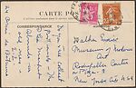 [Postcards Addressed to Walker Evans and Filed by the Artist with his Collection of Postcards], Walker Evans (American, St. Louis, Missouri 1903–1975 New Haven, Connecticut), Photomechanical prints