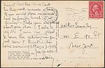 [Postcards Addressed to Walker Evans and Filed by the Artist with his Collection of Postcards], Walker Evans (American, St. Louis, Missouri 1903–1975 New Haven, Connecticut), Photomechanical prints