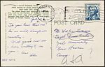 [Postcards Addressed to Walker Evans and Filed by the Artist with his Collection of Postcards], Walker Evans (American, St. Louis, Missouri 1903–1975 New Haven, Connecticut), Photomechanical prints