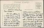 [Postcards Addressed to Walker Evans and Filed by the Artist with his Collection of Postcards], Walker Evans (American, St. Louis, Missouri 1903–1975 New Haven, Connecticut), Photomechanical prints