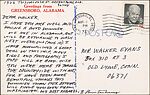 [Postcards Addressed to Walker Evans and Filed by the Artist with his Collection of Postcards], Walker Evans (American, St. Louis, Missouri 1903–1975 New Haven, Connecticut), Photomechanical prints