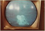[Three Studies of a Television Set: Apollo 13 Splashdown], Mary K. Nickerson (American, active 1970s), Chromogenic prints