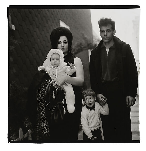 A young Brooklyn family going for a Sunday outing, N.Y.C., Diane Arbus (American, New York 1923–1971 New York), Gelatin silver print 
