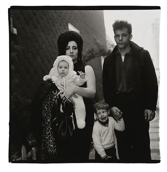 Diane Arbus - A young Brooklyn family going for a Sunday outing