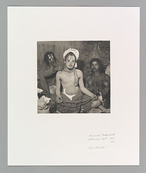 Hanuman Das, Pashupatinath, Kathmandu, Nepal, Kevin Bubriski (American, born 1954), Platinum-palladium print 