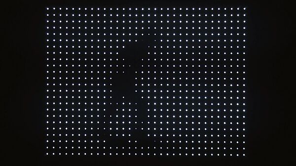 Motion and Rest #2, Jim Campbell (American, born 1956), Light-emitting-diodes (LEDs) and custom electronics