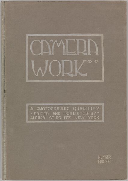 Camera Work, No. 1, Alfred Stieglitz (American, Hoboken, New Jersey 1864–1946 New York), Printed book with photogravure and halftone illustrations 