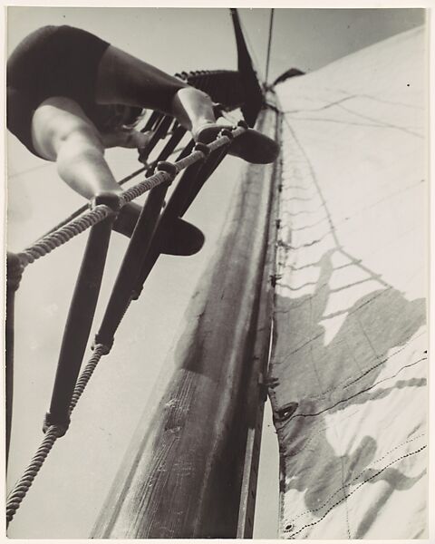 [Climbing the Mast], László Moholy-Nagy (American (born Hungary), Borsod 1895–1946 Chicago, Illinois), Gelatin silver print 