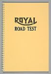 Royal Road Test, Edward Ruscha (American, born Omaha, Nebraska, 1937), Black offset printing