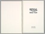 Royal Road Test, Edward Ruscha (American, born Omaha, Nebraska, 1937), Black offset printing