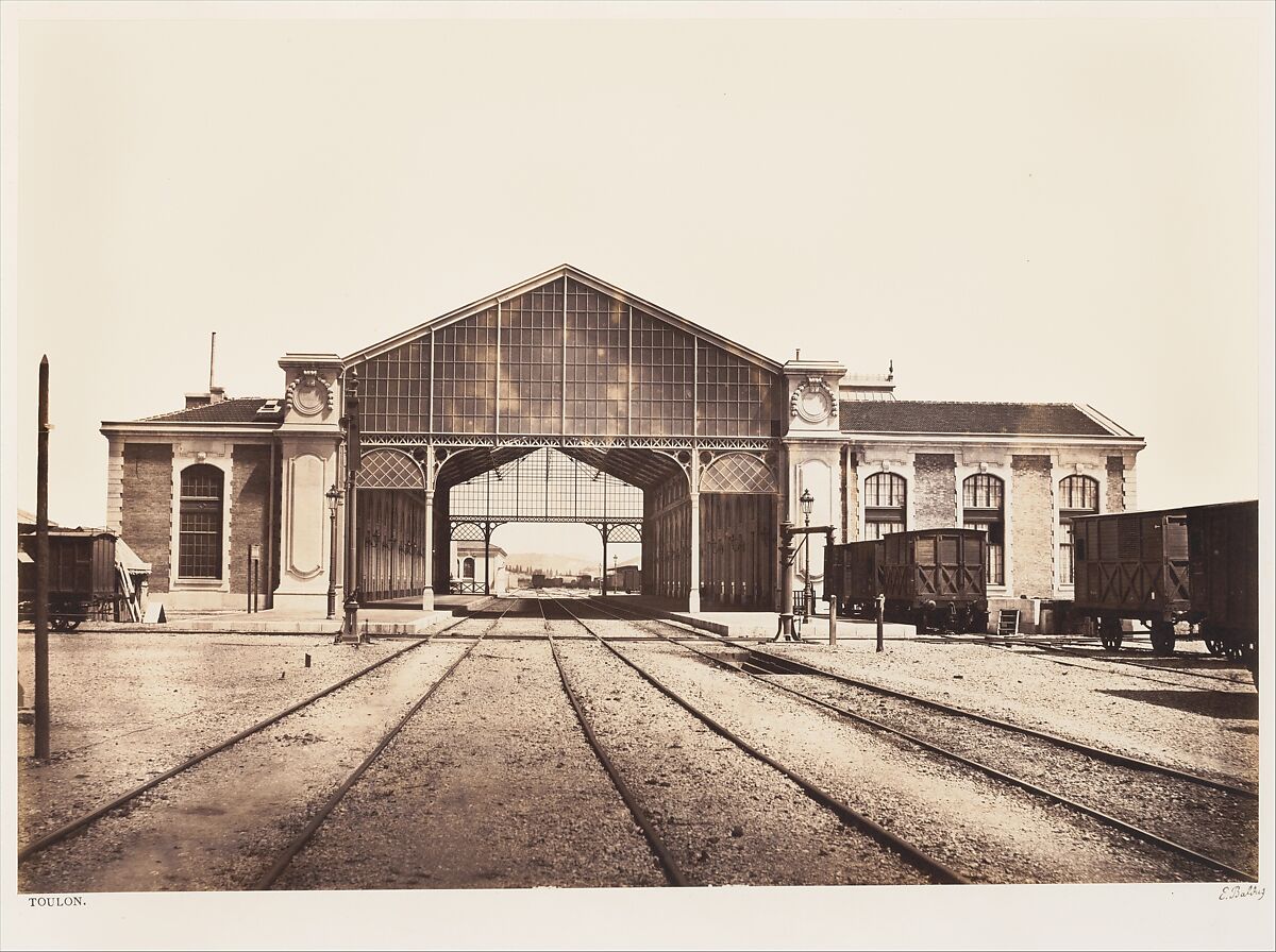 Toulon, Edouard Baldus (French (born Prussia), 1813–1889), Albumen silver print from glass negative 