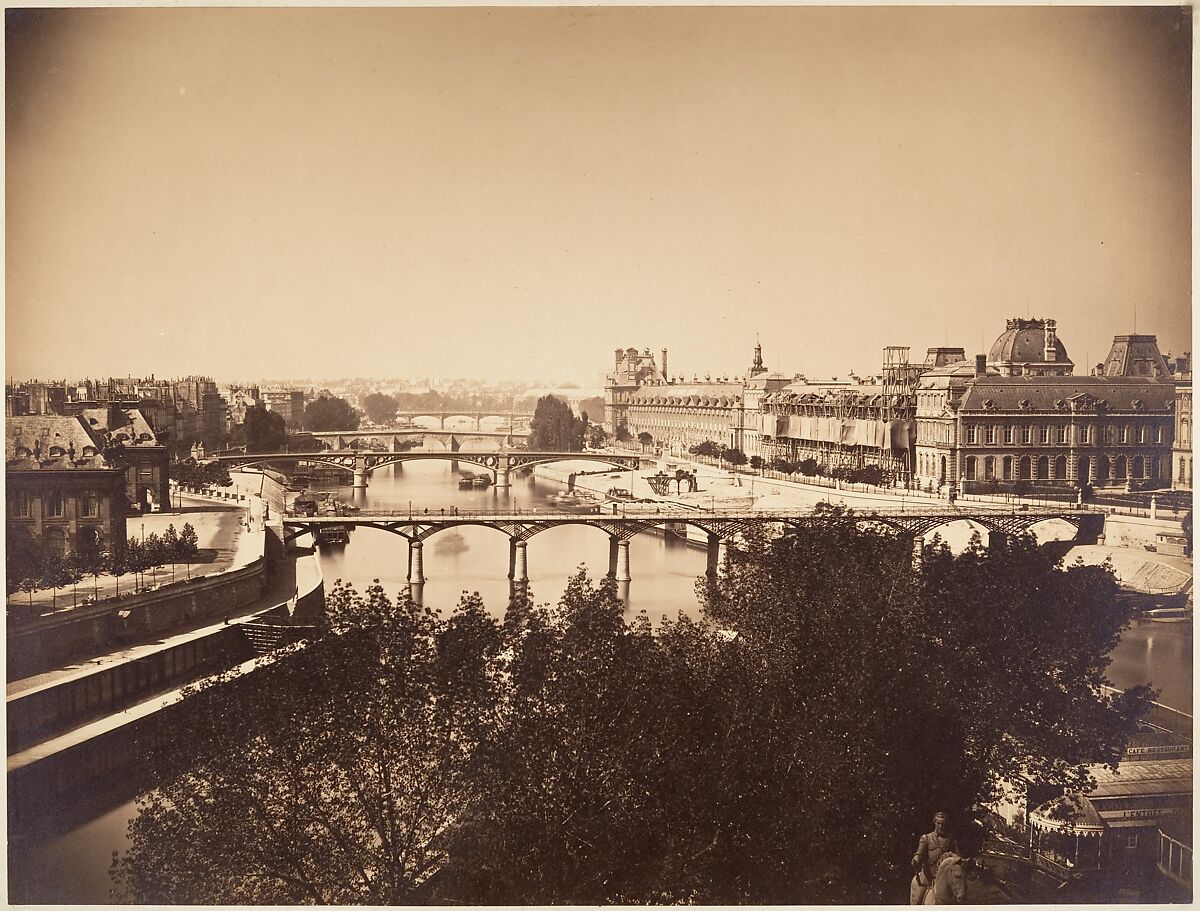 [View of the Seine, Paris], Gustave Le Gray (French, 1820–1884), Albumen silver print from glass negative 