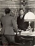 Mussolini Giving Orders to Teruzzi, Commandant of the Fascist Militia