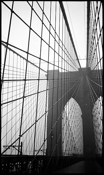 [Brooklyn Bridge, New York], Walker Evans (American, St. Louis, Missouri 1903–1975 New Haven, Connecticut), Film negative 