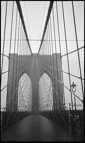 [Brooklyn Bridge, New York], Walker Evans (American, St. Louis, Missouri 1903–1975 New Haven, Connecticut), Film negative 