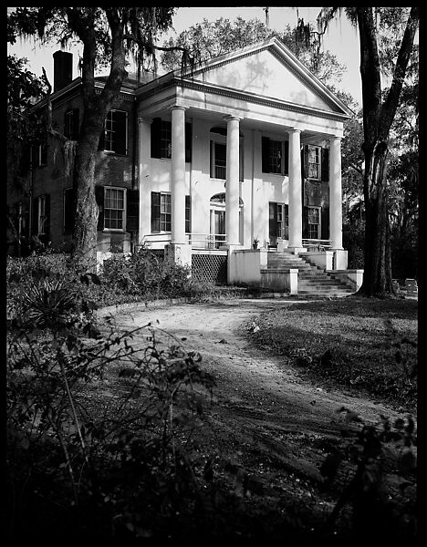 [Greek Revival House, Tallahassee, Florida], Walker Evans (American, St. Louis, Missouri 1903–1975 New Haven, Connecticut), Film negative 