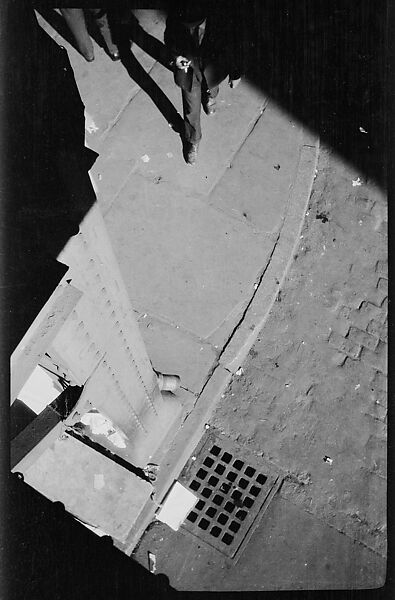 [Curb, Seen from Above, New York City], Walker Evans (American, St. Louis, Missouri 1903–1975 New Haven, Connecticut), Film negative 