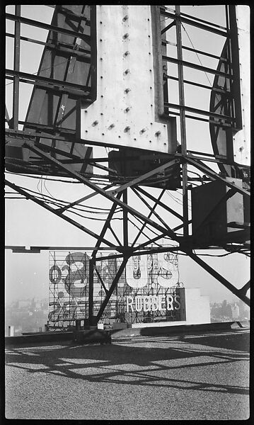 [U.S. Rubber Sign, New York City], Walker Evans (American, St. Louis, Missouri 1903–1975 New Haven, Connecticut), Film negative 
