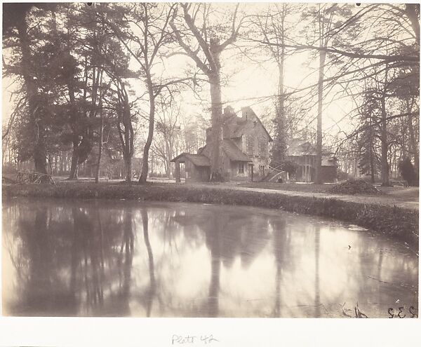 Trianon, Eugène Atget (French, Libourne 1857–1927 Paris), Matte albumen silver print from glass negative 