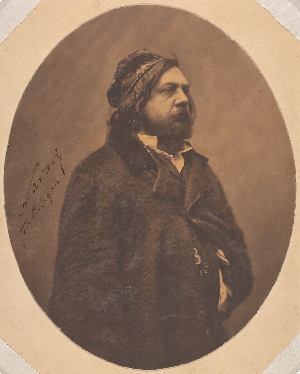 Théophile Gautier, Nadar (French, Paris 1820–1910 Paris), Salted paper print from glass negative 