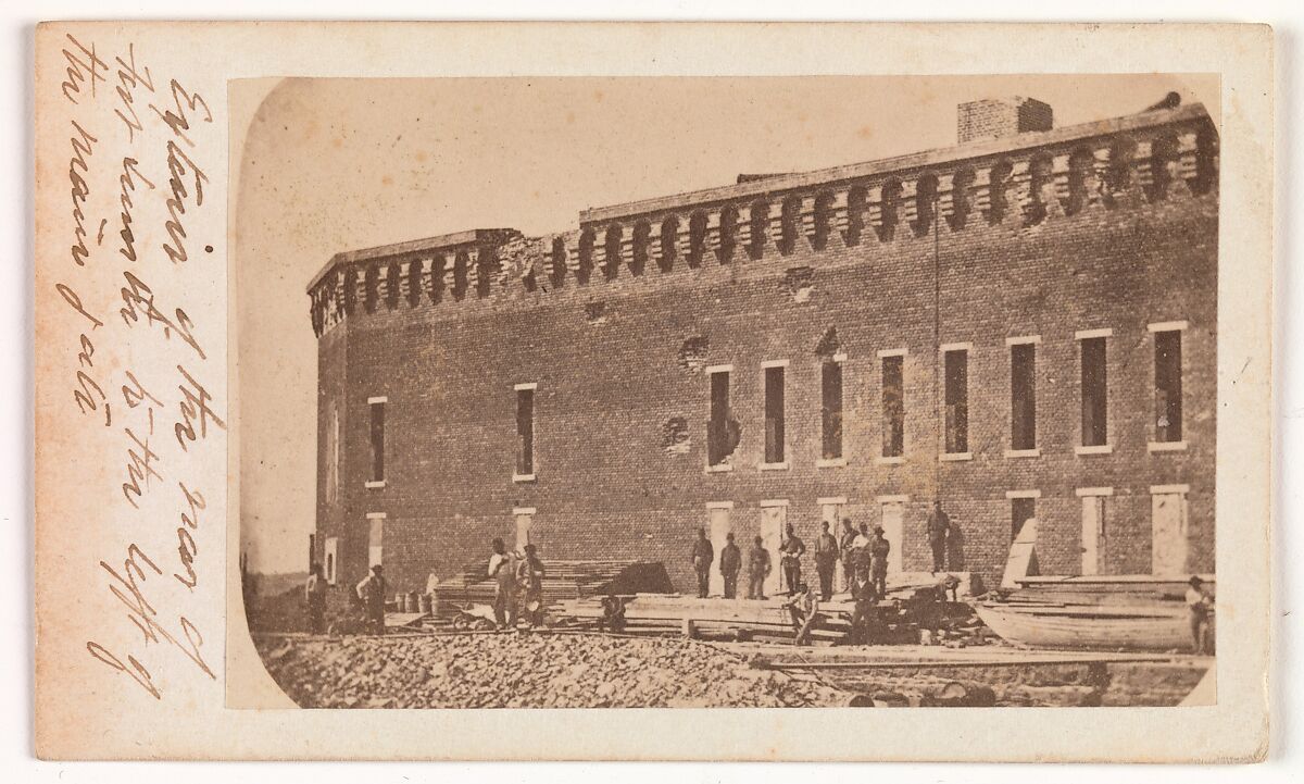 The Evacuation of Fort Sumter, Osborn's Gallery (American, active Charleston, South Carolina, 1850s–1860s), Albumen silver prints from glass negatives