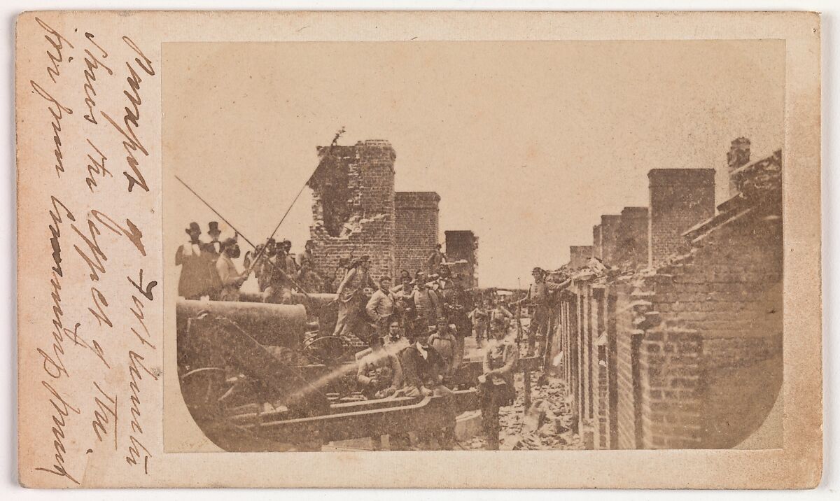 The Evacuation of Fort Sumter, Osborn's Gallery (American, active Charleston, South Carolina, 1850s–1860s), Albumen silver prints from glass negatives