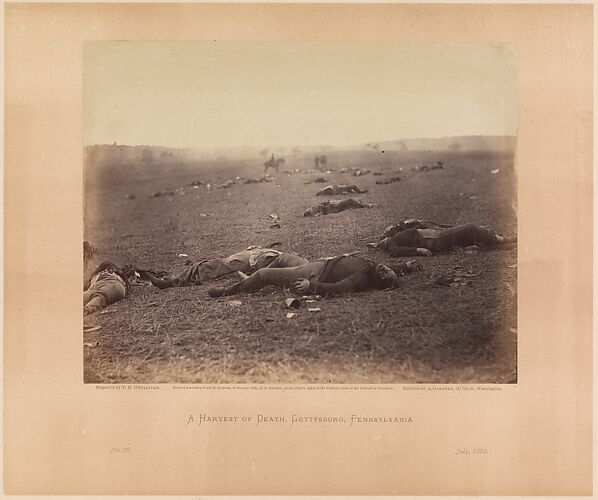 A Harvest of Death, Gettysburg, Pennsylvania