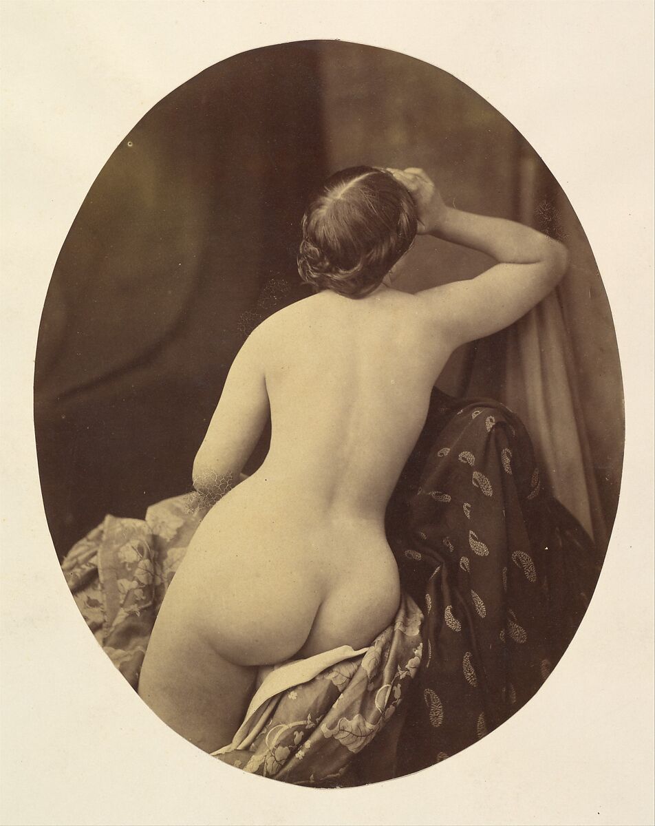 Ariadne, Oscar Gustav Rejlander (British (born Sweden), 1813–1875), Albumen silver print from glass negative 