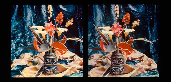 [Still Life of Flowers in a Stein], Auguste-Marie-Louis-Nicolas Lumière (French, Besançon 1862–1954 Lyon) and, Trichromie 