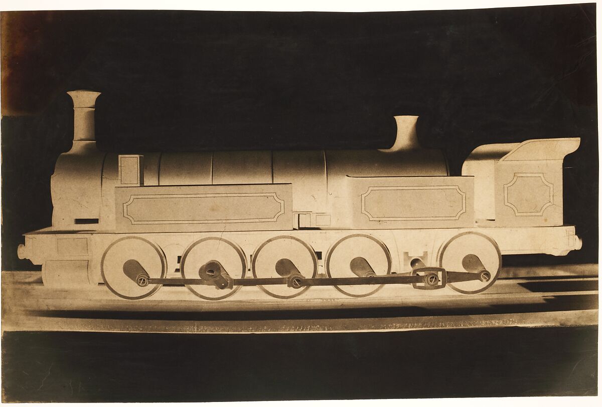 [Model of a P.L.M. Locomotive], Dominique Roman (French, 1824–1911), Paper negative 