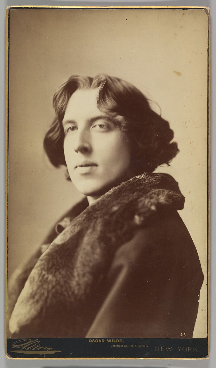 Oscar Wilde, Napoleon Sarony (American (born Canada), Quebec 1821–1896 New York), Albumen silver print from glass negative 