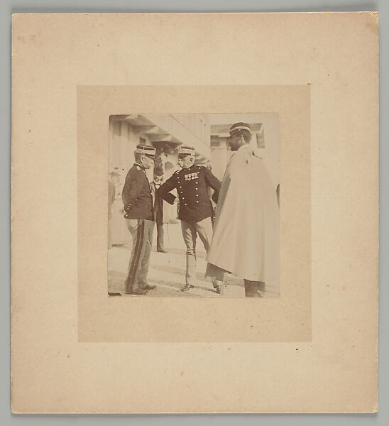 King Victor Emmanuel with Military Men, Giuseppe Primoli (Italian, 1851–1927), Gelatin silver bromide print 